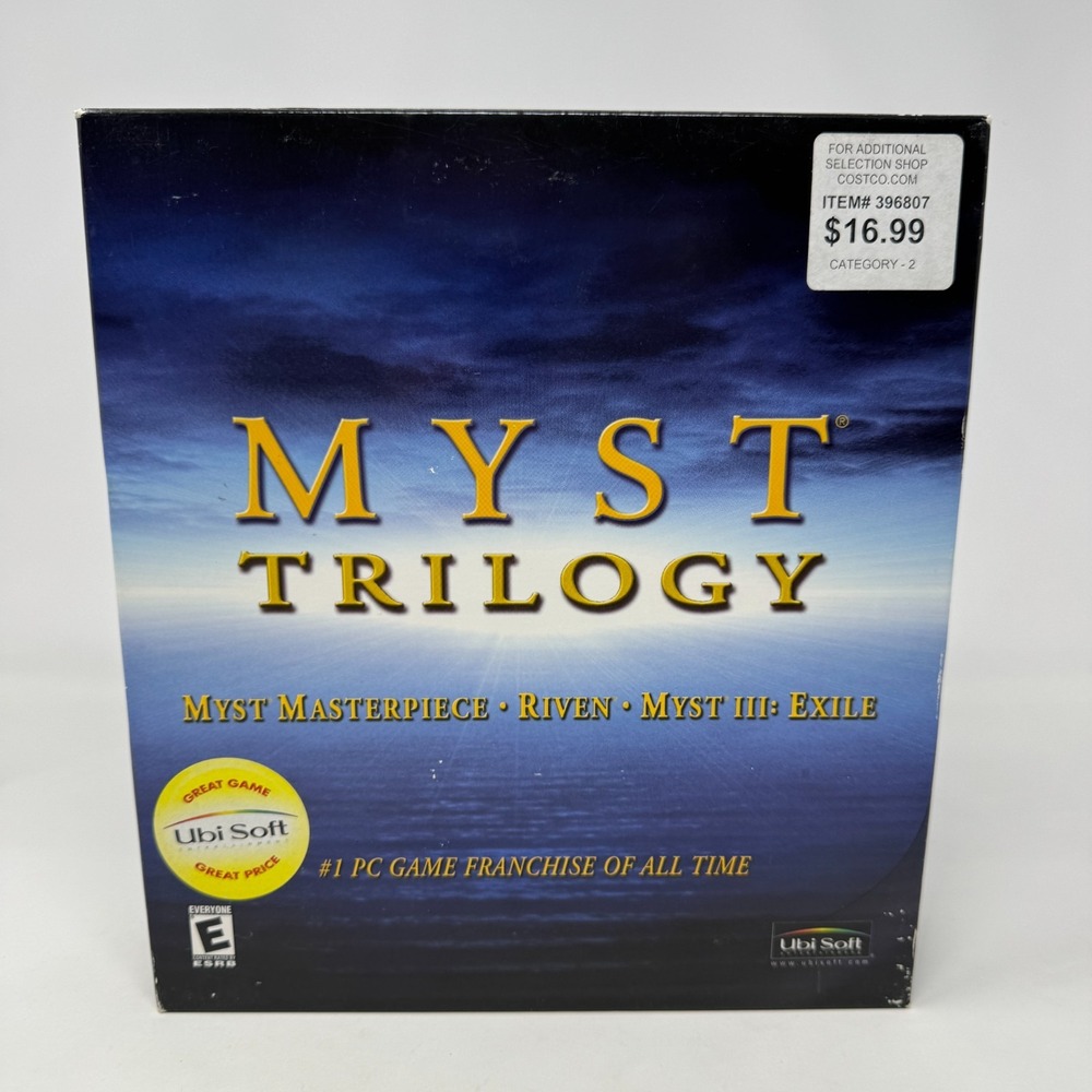 Myst Trilogy (Windows/Mac, 2002) - Big Box - Brand New Sealed - Rare - Picture 1 of 9